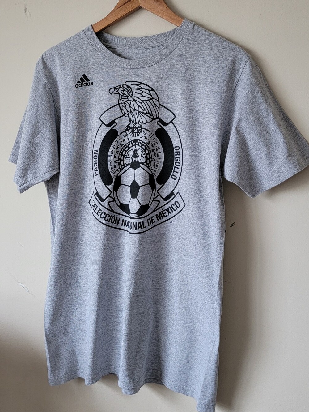 adidas Gray The Go-To Tee with Subtle Logo